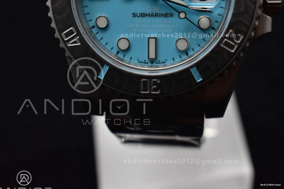 Edition 472 on Tiffany Sandblasted Submariner Blue DIW VSF VS Dial 1:1 Best SS Bracelet FastDry 0922